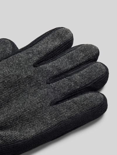 Peek & Cloppenburg Camel ActiveHandschuhe Mit Druckknopfverschluss In Anthrazit