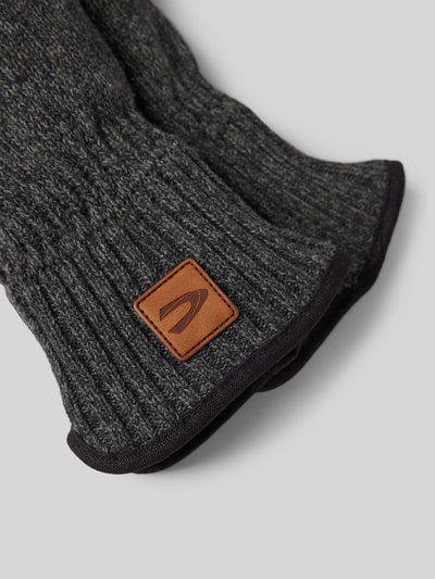 Peek & Cloppenburg Camel ActiveHandschuhe Mit Label-Detail In Anthrazit