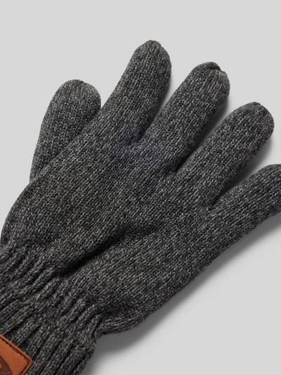 Peek & Cloppenburg Camel ActiveHandschuhe Mit Label-Detail In Anthrazit