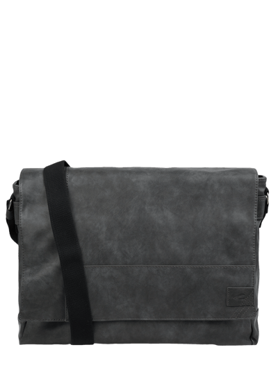 Peek & Cloppenburg camel activeMessenger Bag in Leder-Optik in black