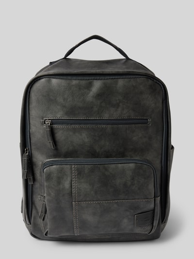 Peek & Cloppenburg Camel ActiveRucksack Mit Label-Patch Modell 'LAOS' In Black