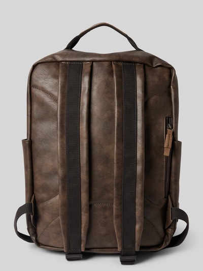 Peek & Cloppenburg Camel ActiveRucksack Mit Label-Patch Modell 'LAOS' In Mittelbraun