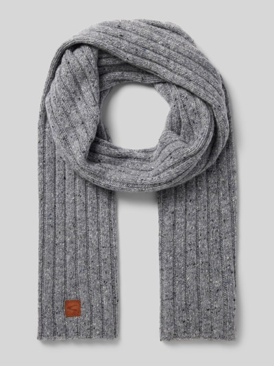 Peek & Cloppenburg camel activeSchal in Strick-Optik in mittelgrau melange