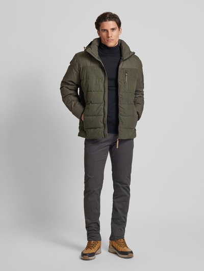 Peek & Cloppenburg camel activeSteppjacke mit Reißverschlusstaschen in mittelgrau