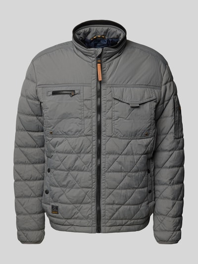 Peek & Cloppenburg Camel ActiveSteppjacke Mit Stehkragen In Mittelgrau
