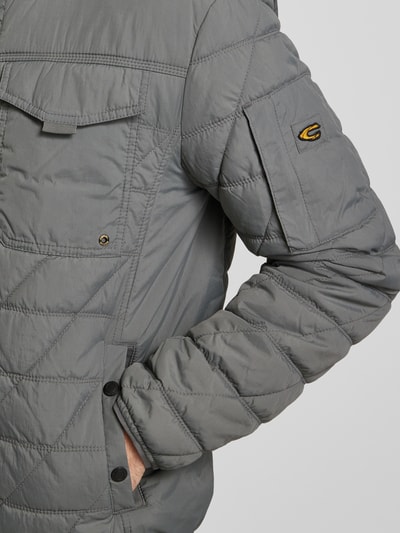 Peek & Cloppenburg Camel ActiveSteppjacke Mit Stehkragen In Mittelgrau