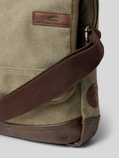 Peek & Cloppenburg Camel ActiveUmhängetasche Mit Label-Patch Modell 'AIR FLAP' In Khaki