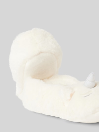 Peek & Cloppenburg CAPELLI NEW YORKHausschuhe Mit Kunstfellbesatz In Offwhite