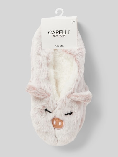 Peek & Cloppenburg CAPELLI NEW YORKHausschuhe Mit Kunstfellbesatz In Rose