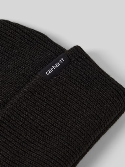 Peek & Cloppenburg Carhartt Work In ProgressBeanie Mit Label-Detail Modell 'GORDAN' In Black