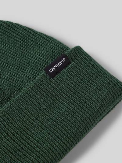 Peek & Cloppenburg Carhartt Work In ProgressBeanie Mit Label-Detail Modell 'GORDAN' In Dunkelgruen
