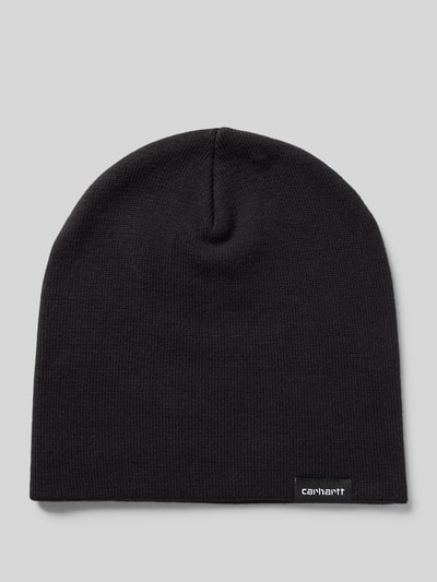 Peek & Cloppenburg Carhartt Work In ProgressBeanie mit Label-Detail Modell 'SCRIPTER' in black