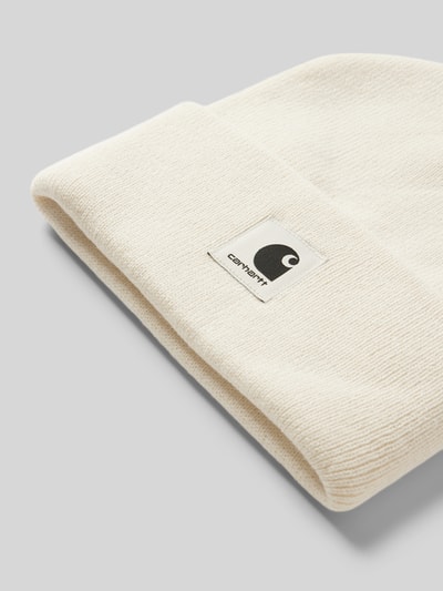 Peek & Cloppenburg Carhartt Work In ProgressBeanie Mit Label-Patch Modell 'ASHLEY' In Offwhite