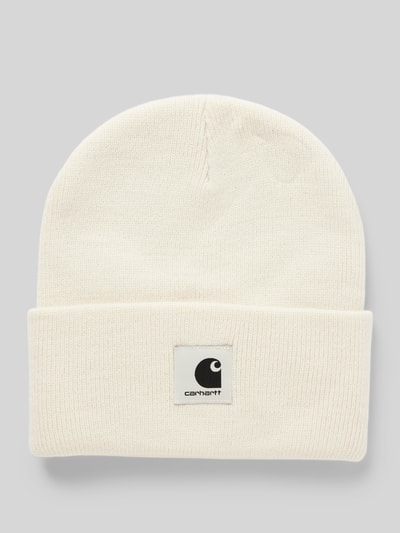 Peek & Cloppenburg Carhartt Work In ProgressBeanie mit Label-Patch Modell 'ASHLEY' in offwhite
