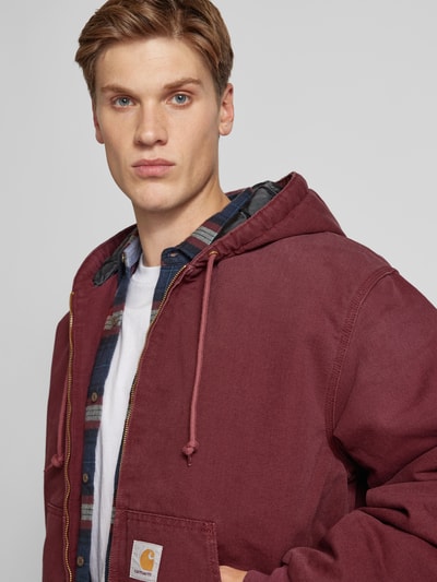 Peek & Cloppenburg Carhartt Work In ProgressJacke Mit Elastischen Abschlüssen In Bordeaux
