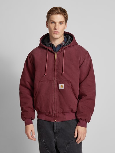 Peek & Cloppenburg Carhartt Work In ProgressJacke Mit Elastischen Abschlüssen In Bordeaux