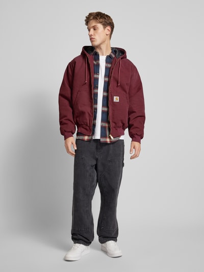 Peek & Cloppenburg Carhartt Work In ProgressJacke mit elastischen Abschlüssen in bordeaux