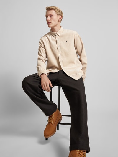 Peek & Cloppenburg Carhartt Work In ProgressRegular Fit Freizeithemd Mit Button-Down-Kragen Modell 'MADISON' In Beige