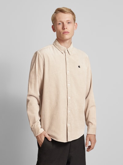 Peek & Cloppenburg Carhartt Work In ProgressRegular Fit Freizeithemd Mit Button-Down-Kragen Modell 'MADISON' In Beige