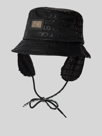 Peek & Cloppenburg CARLO COLUCCIBucket Hat mit Ohrenschutzer in black
