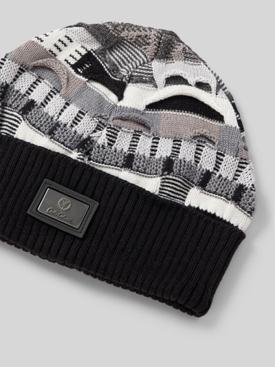 Peek & Cloppenburg CARLO COLUCCIMütze Mit Label-Patch In Black