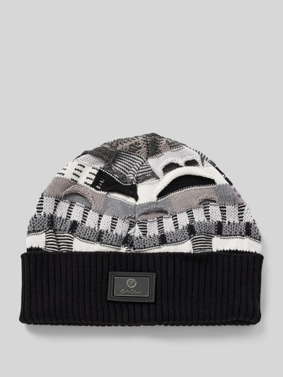 Peek & Cloppenburg CARLO COLUCCIMütze mit Label-Patch in black