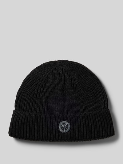 Peek & Cloppenburg CARLO COLUCCIMütze mit Label-Patch in black