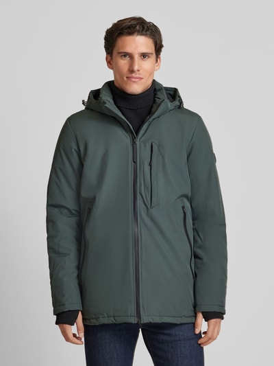 Peek & Cloppenburg CARS JEANSJacke Mit Reißverschlusstaschen Modell 'MILTON' In Oliv