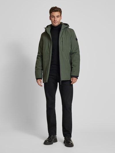 Peek & Cloppenburg CARS JEANSJacke mit Reißverschlusstaschen Modell 'MILTON' in schilf