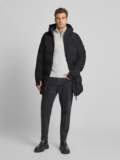 Peek & Cloppenburg CARS JEANSSteppjacke mit Reißverschlusstaschen Modell 'KYLLER' in black