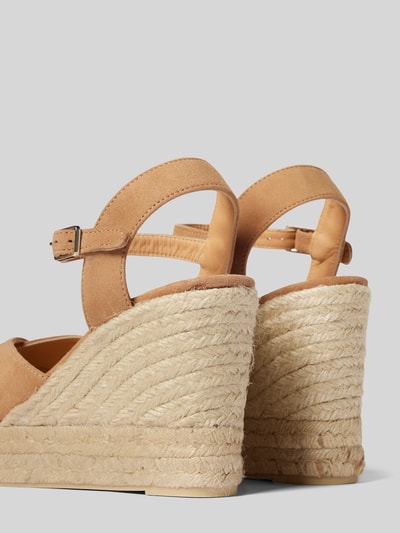 Peek & Cloppenburg CastañerWedges Aus Leder Mit Keilabsatz Modell 'BLAUDELL' In Beige