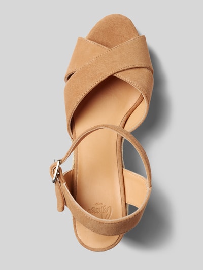 Peek & Cloppenburg CastañerWedges Aus Leder Mit Keilabsatz Modell 'BLAUDELL' In Beige
