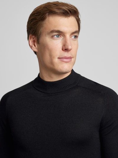 Peek & Cloppenburg CG - Club Of GentsStrickpullover Mit Strukturmuster Modell 'Bertie' In Black