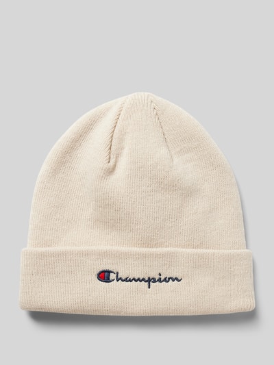 Peek & Cloppenburg CHAMPIONBeanie mit Label-Stitching in beige