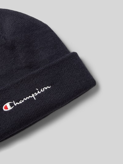 Peek & Cloppenburg CHAMPIONBeanie Mit Label-Stitching In Dunkelblau