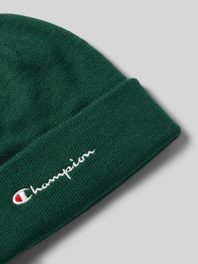 Peek & Cloppenburg CHAMPIONBeanie Mit Label-Stitching In Dunkelgruen