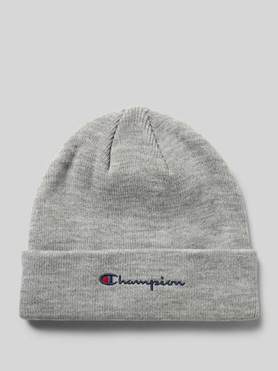 Peek & Cloppenburg CHAMPIONBeanie mit Label-Stitching in hellgrau