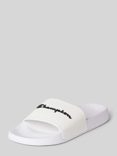 Peek & Cloppenburg CHAMPIONSandalette mit Label-Print Modell 'DAYTONA' in weiss