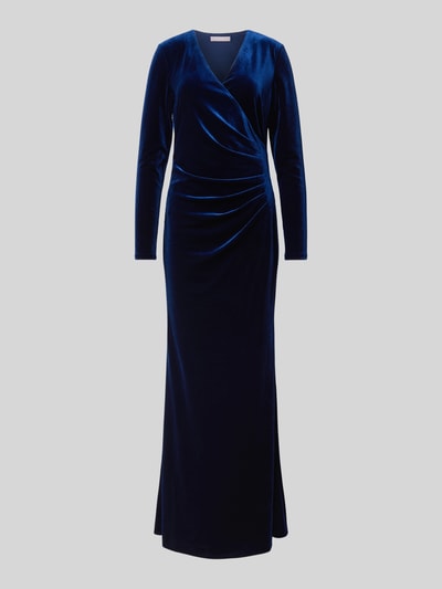 Peek & Cloppenburg Christian Berg CocktailAbendkleid In Wickel-Optik In Marine