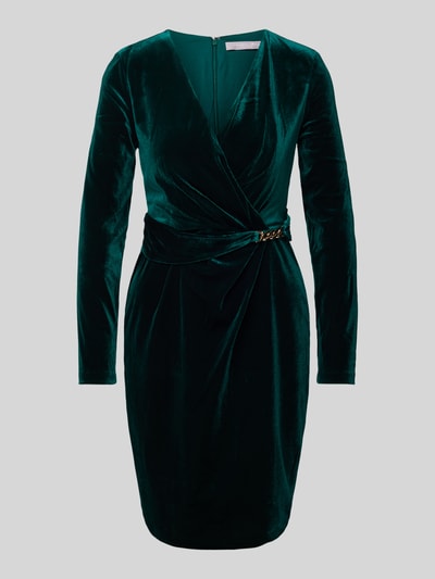Peek & Cloppenburg Christian Berg CocktailCocktailkleid In Wickel-Optik In Dunkelgruen