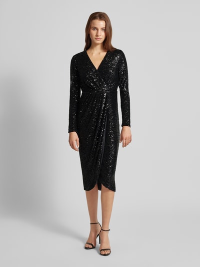 Peek & Cloppenburg Christian Berg CocktailCocktailkleid Mit Paillettenbesatz In Black