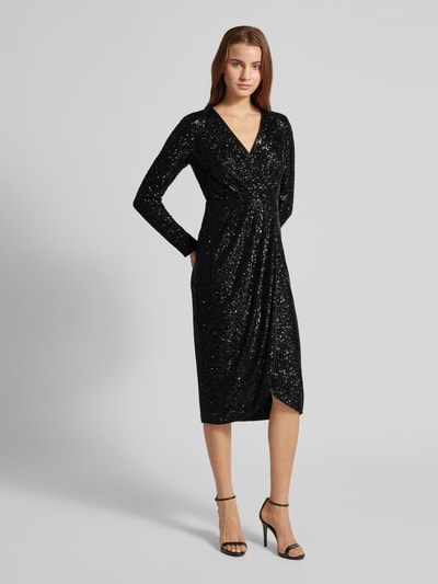 Peek & Cloppenburg Christian Berg CocktailCocktailkleid mit Paillettenbesatz in black