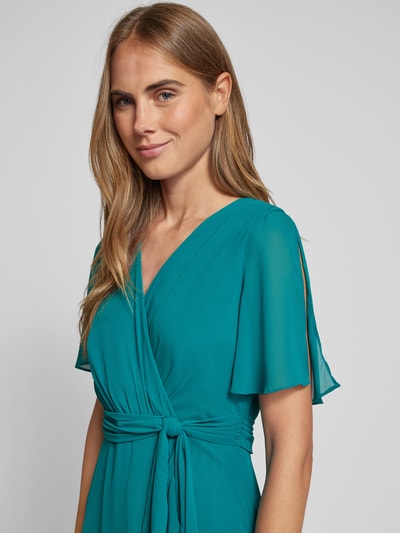 Peek & Cloppenburg Christian Berg CocktailKnielanges Cocktailkleid Mit Volantsaum In Grass Mel