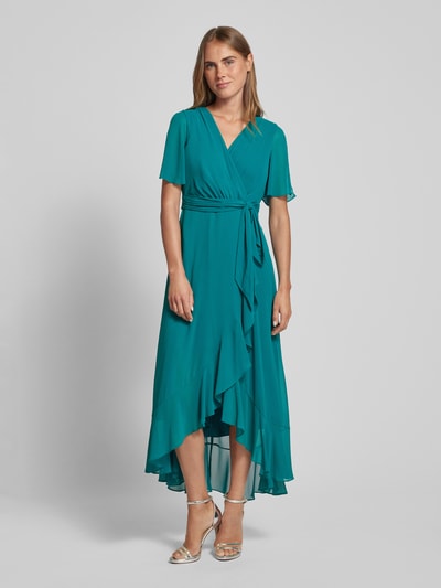 Peek & Cloppenburg Christian Berg CocktailKnielanges Cocktailkleid Mit Volantsaum In Grass Mel