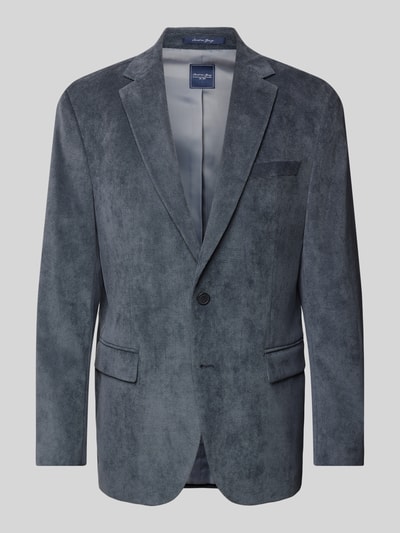 Peek & Cloppenburg Christian Berg Men2-Knopf-Sakko Mit Reverskragen In Blau