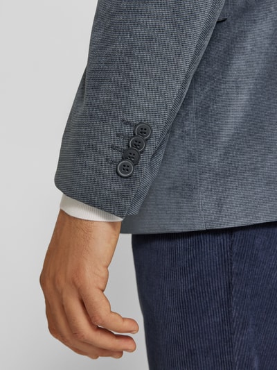 Peek & Cloppenburg Christian Berg Men2-Knopf-Sakko Mit Reverskragen In Blau