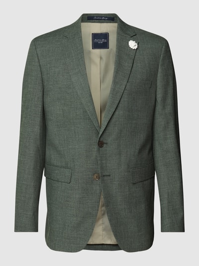 Peek & Cloppenburg Christian Berg Men2-Knopf-Sakko Mit Reverskragen In Dunkelgruen