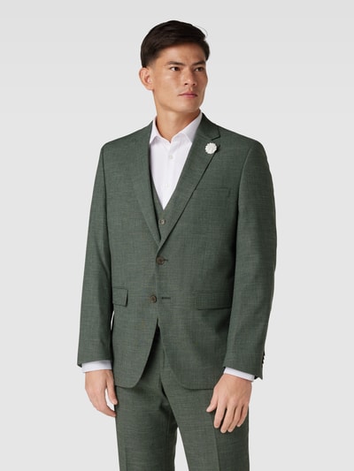 Peek & Cloppenburg Christian Berg Men2-Knopf-Sakko Mit Reverskragen In Dunkelgruen