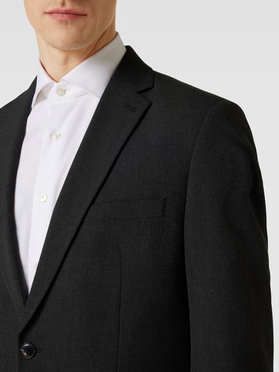 Peek & Cloppenburg Christian Berg Men2-Knopf-Sakko Mit Reverskragen ´ In Anthrazit