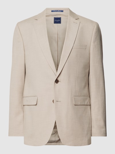Peek & Cloppenburg Christian Berg Men2-Knopf-Sakko Mit Reverskragen In Beige